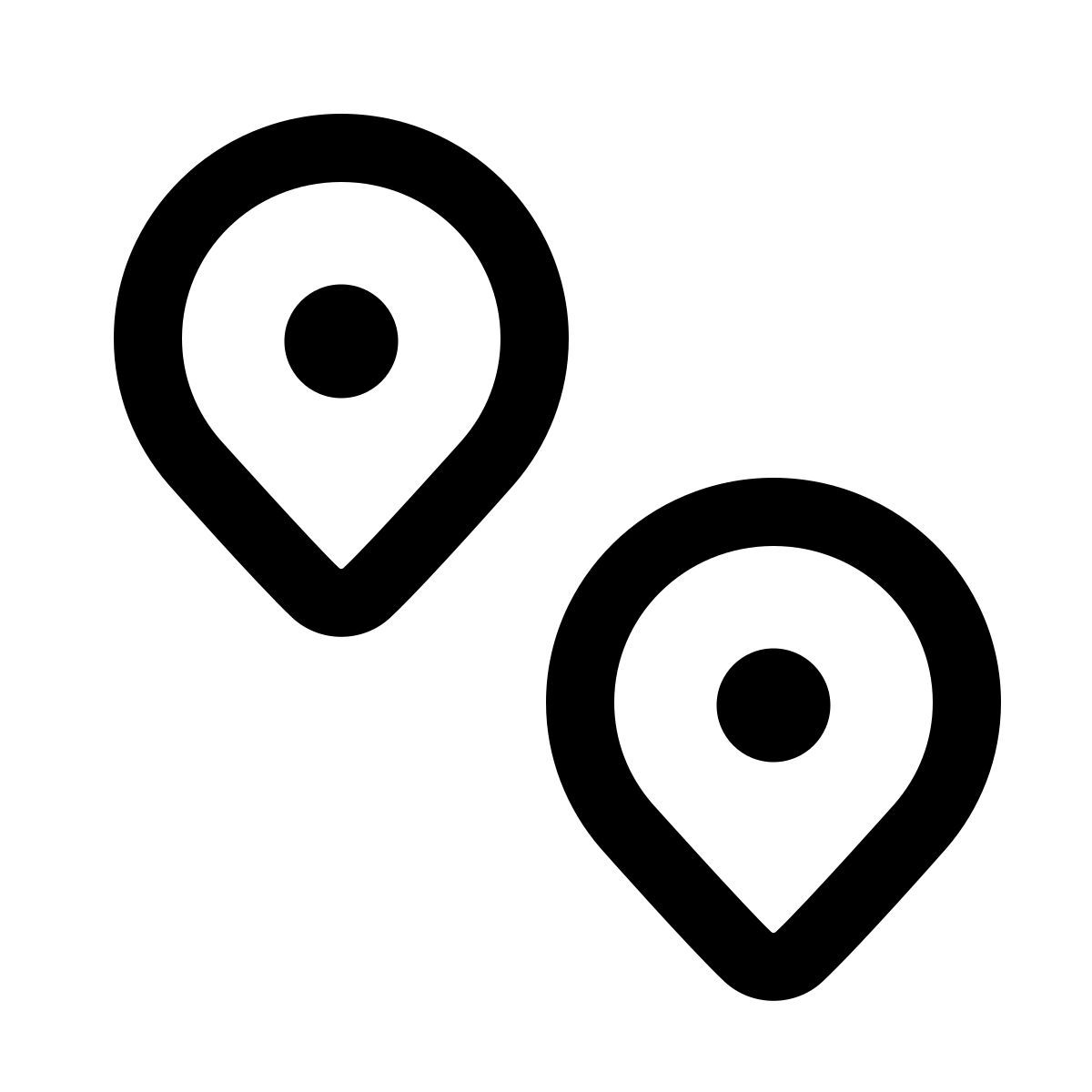 windows 11 outline style указатели объектов icon