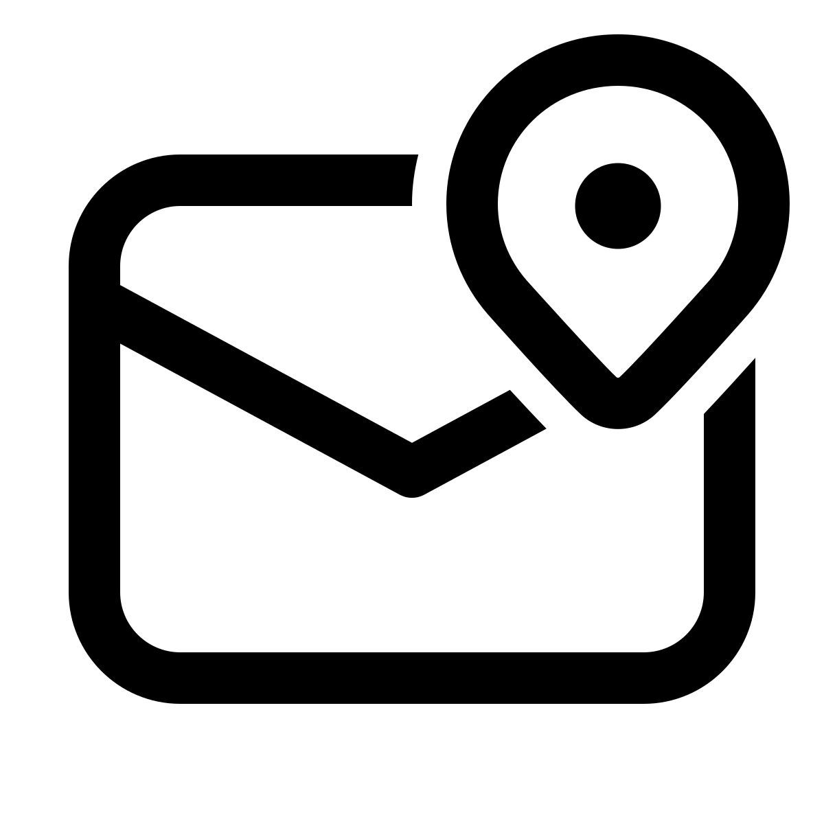 иконка почтовый индекс windows 11 outline style