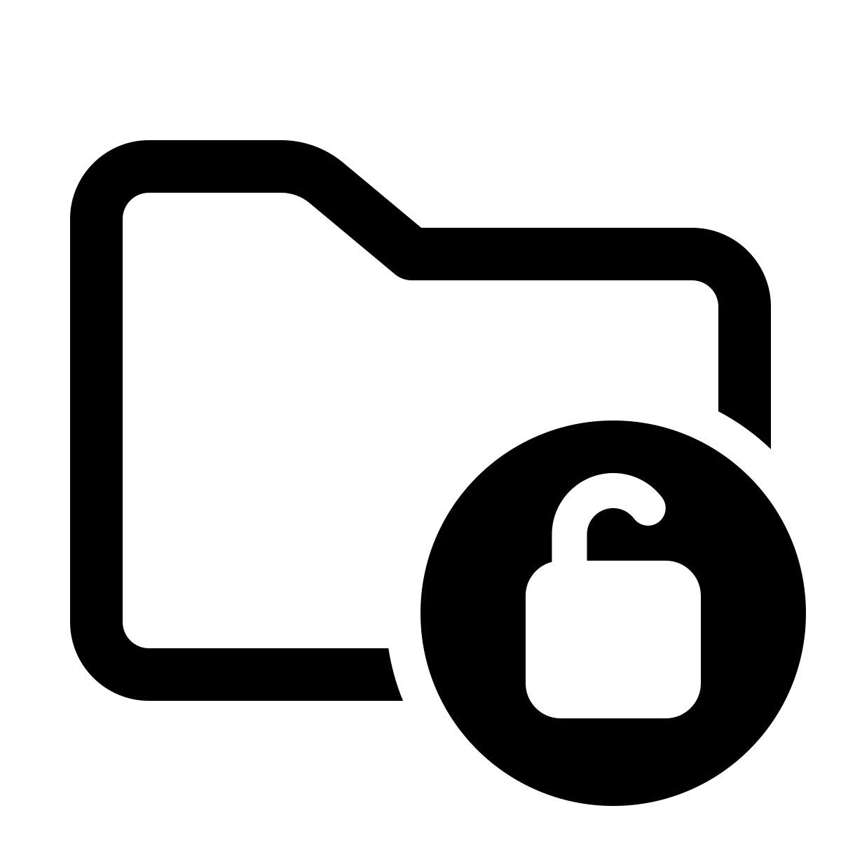windows 11 outline style личная папка icon
