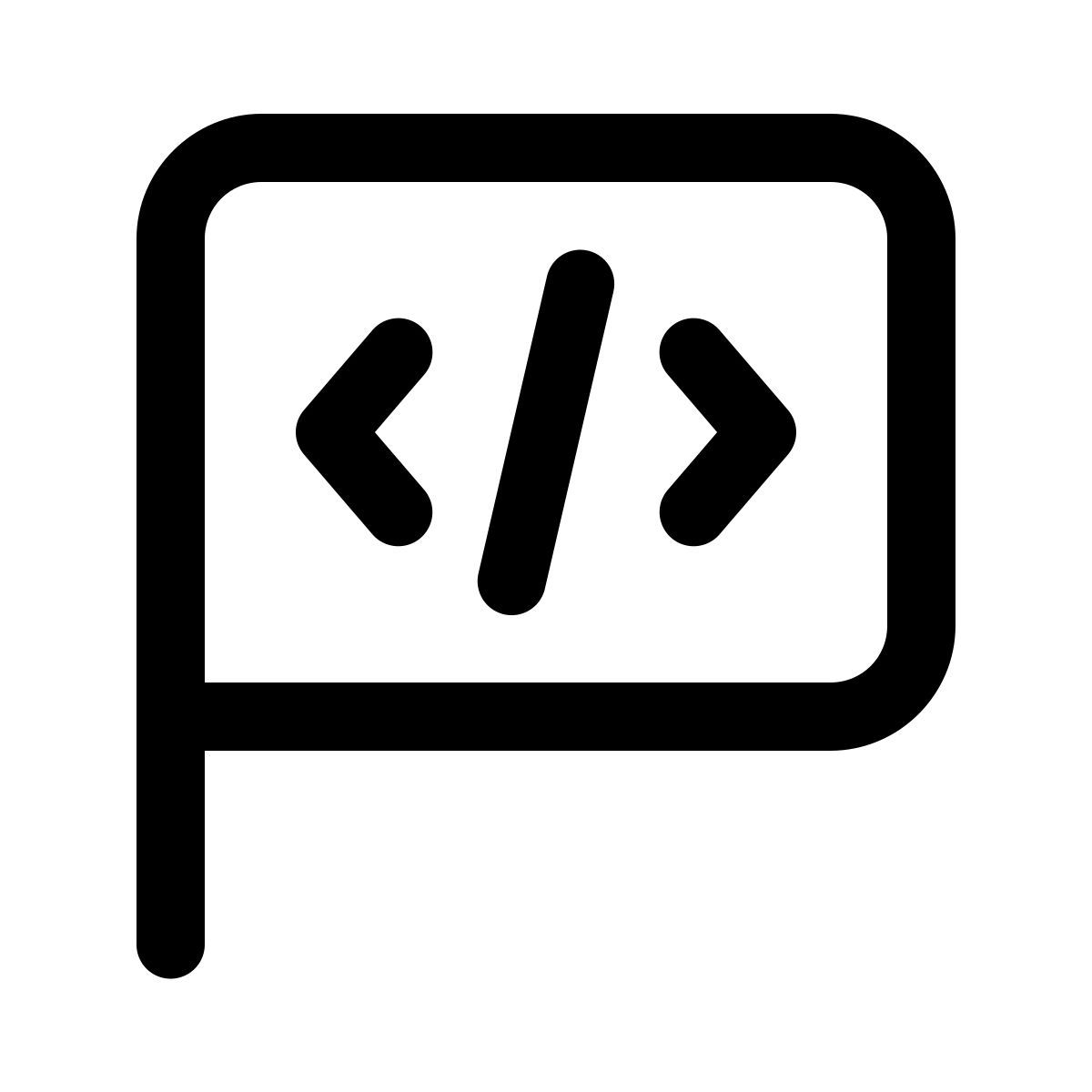 windows 11 outline style флаг программирования icon