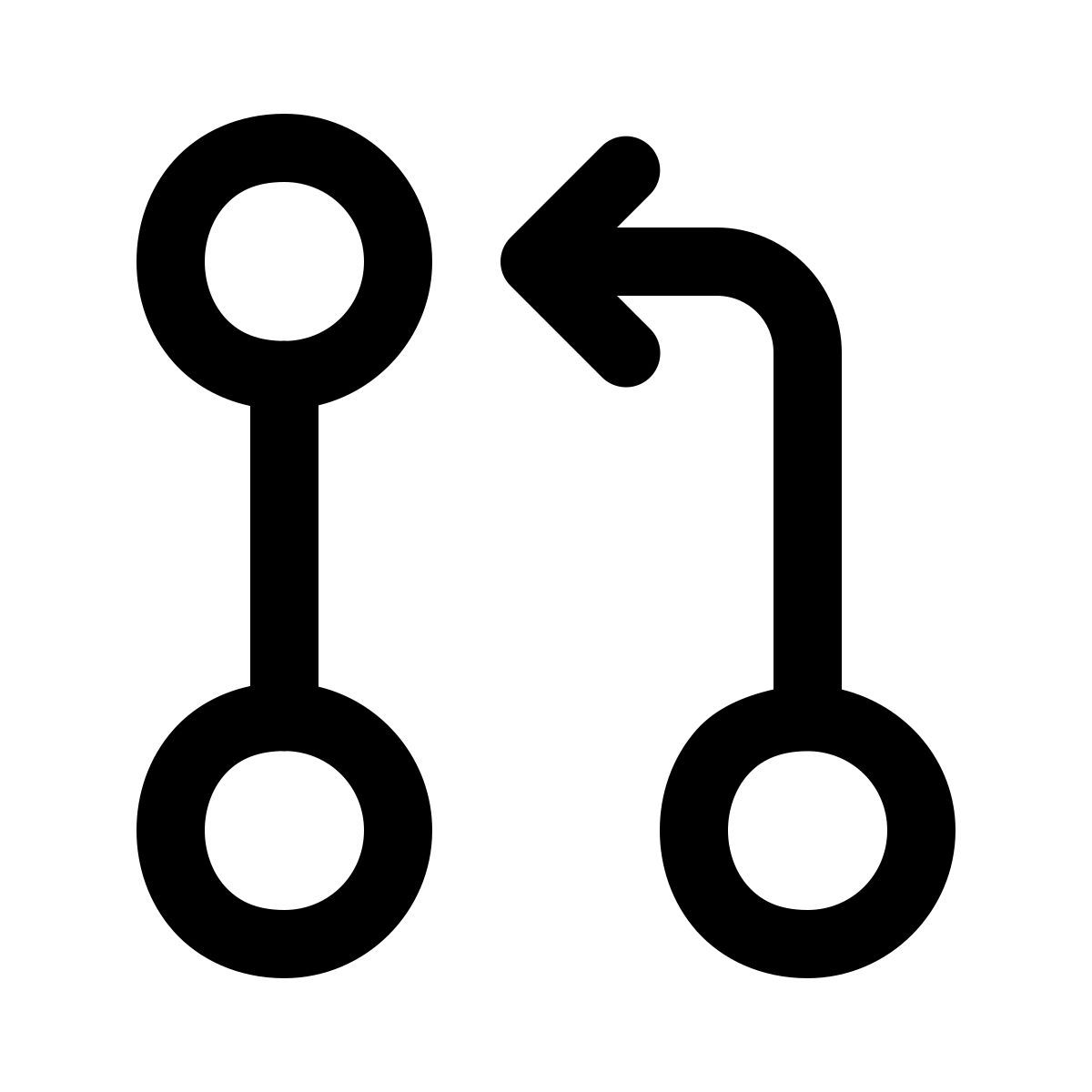 windows 11 outline style пулл реквест icon