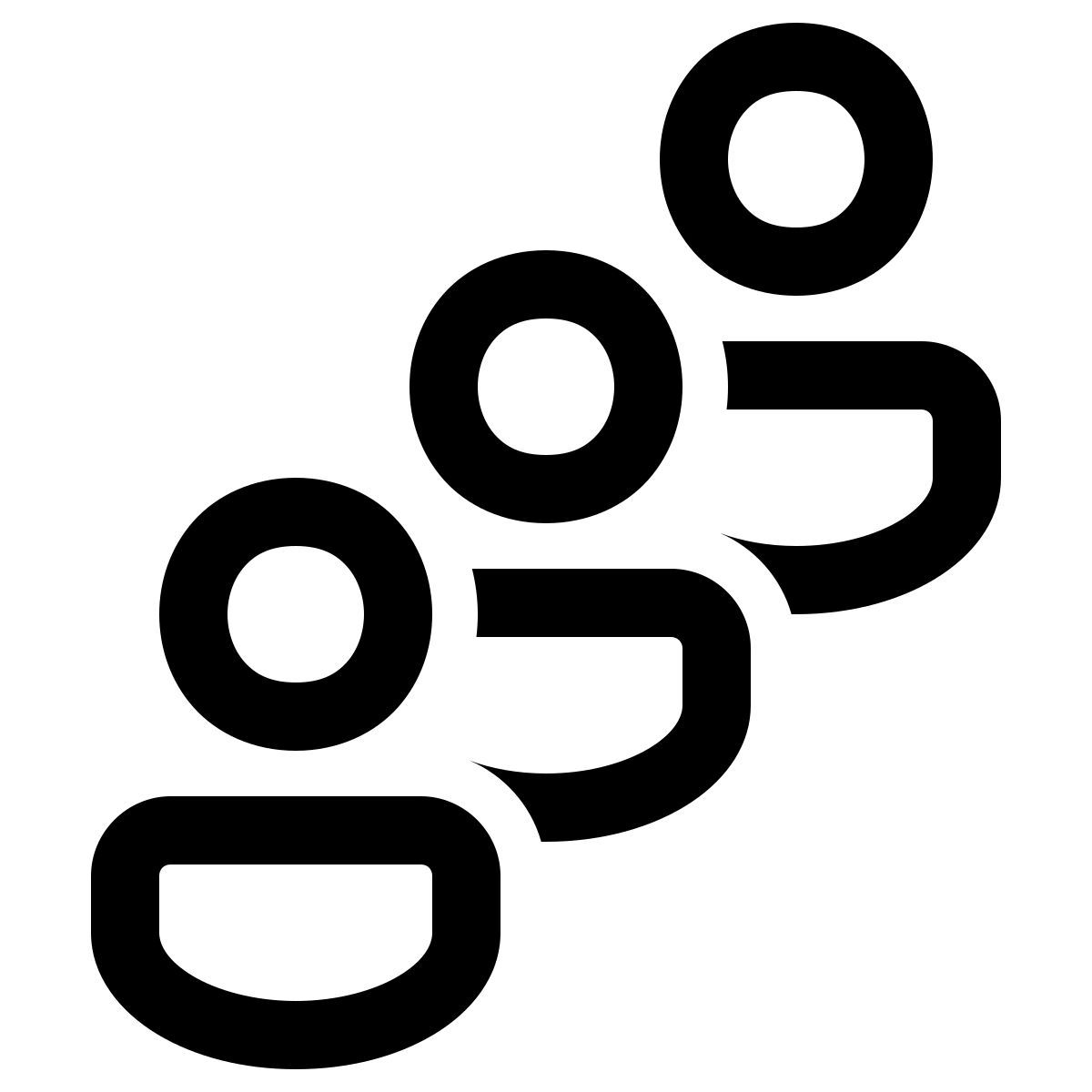 windows 11 outline style очередь icon