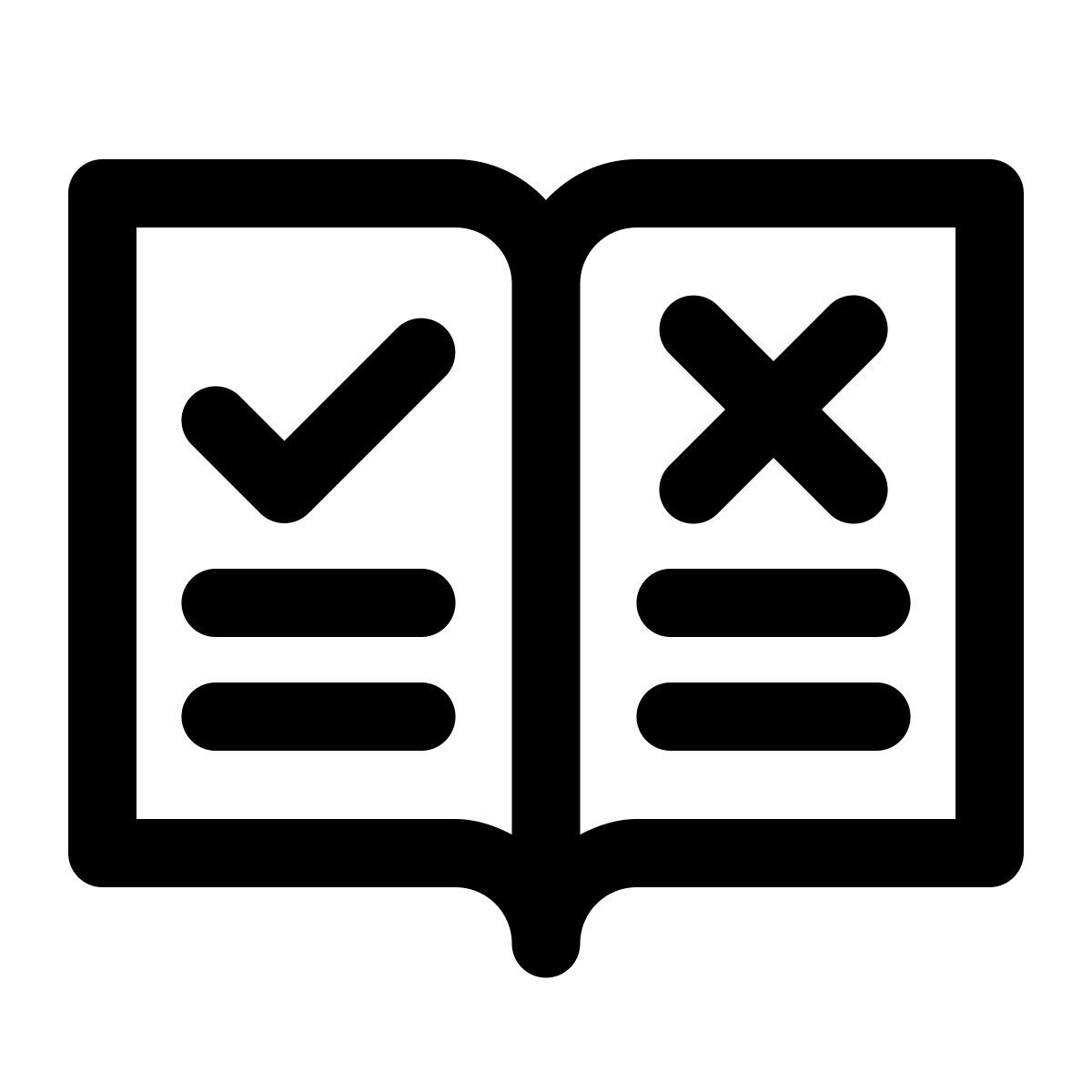 windows 11 outline style книга правил icon