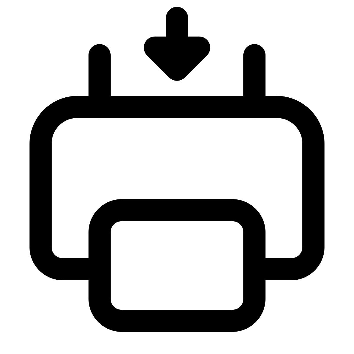 windows 11 outline style отправить на принтер icon