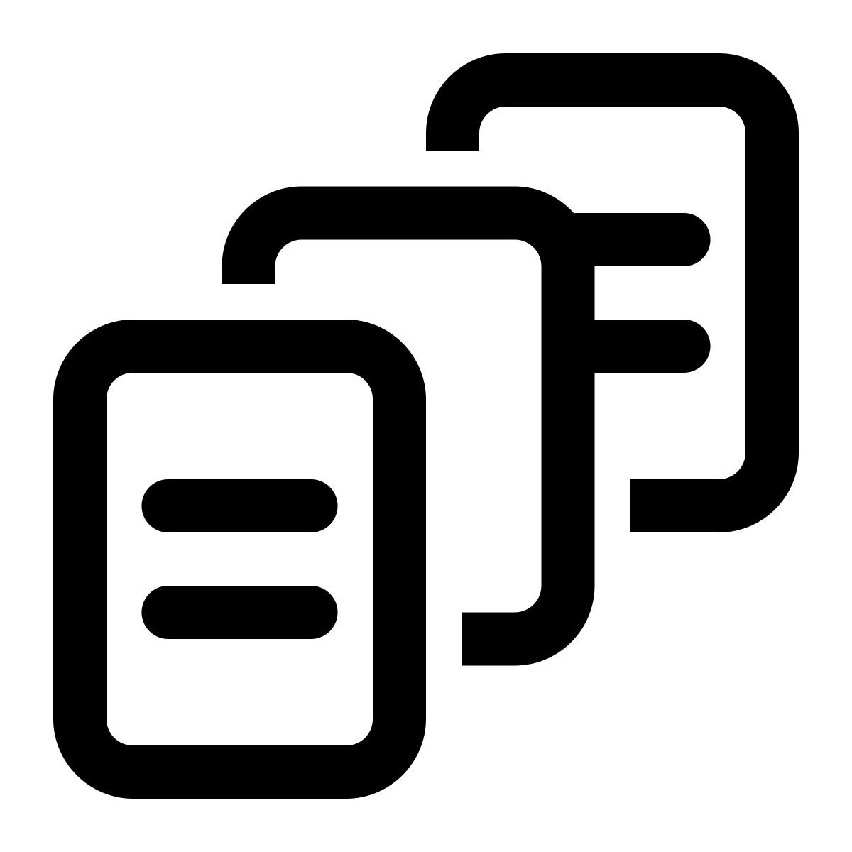 windows 11 outline style разделить используя чистые листы icon