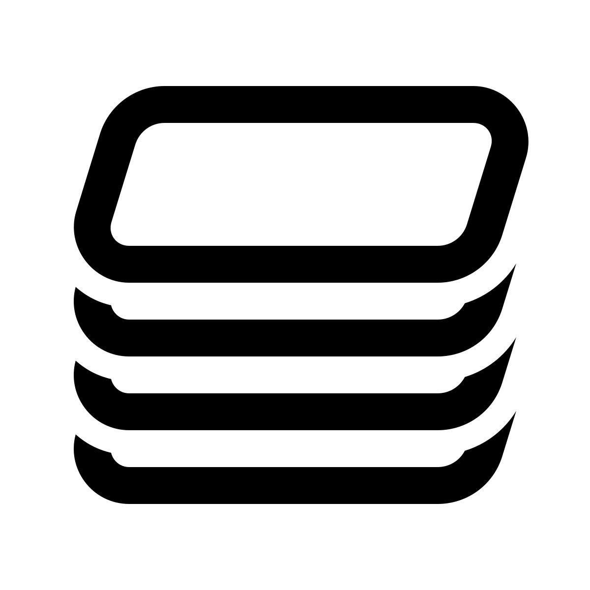 windows 11 outline style листы icon