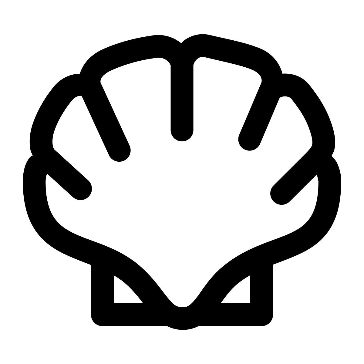 windows 11 outline style моллюск icon