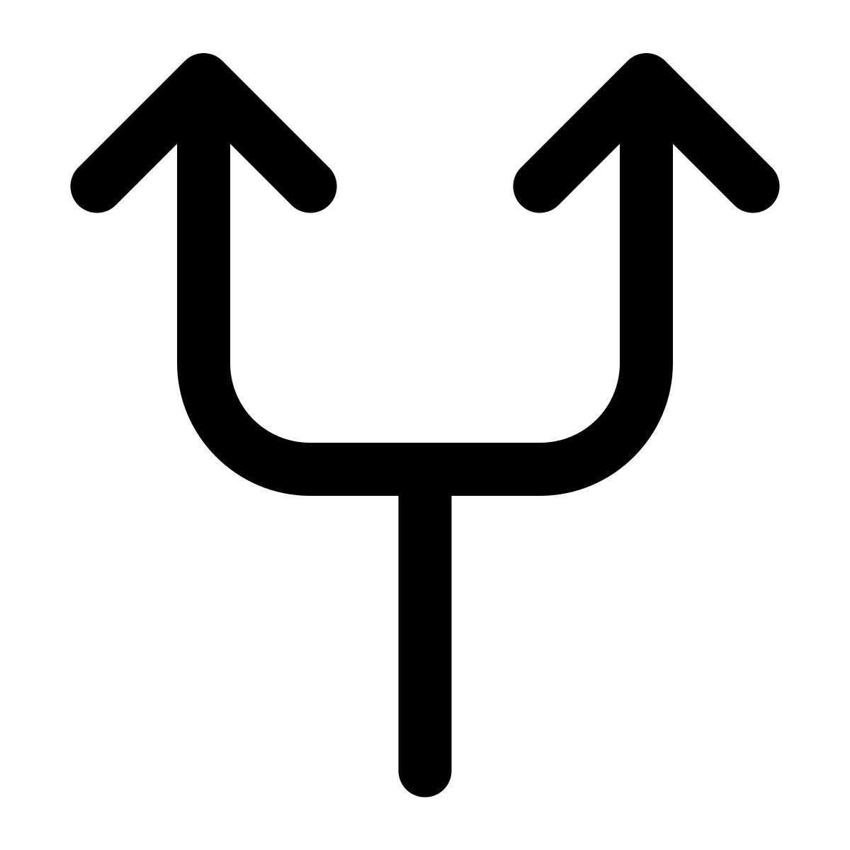 иконка разветвление windows 11 outline style