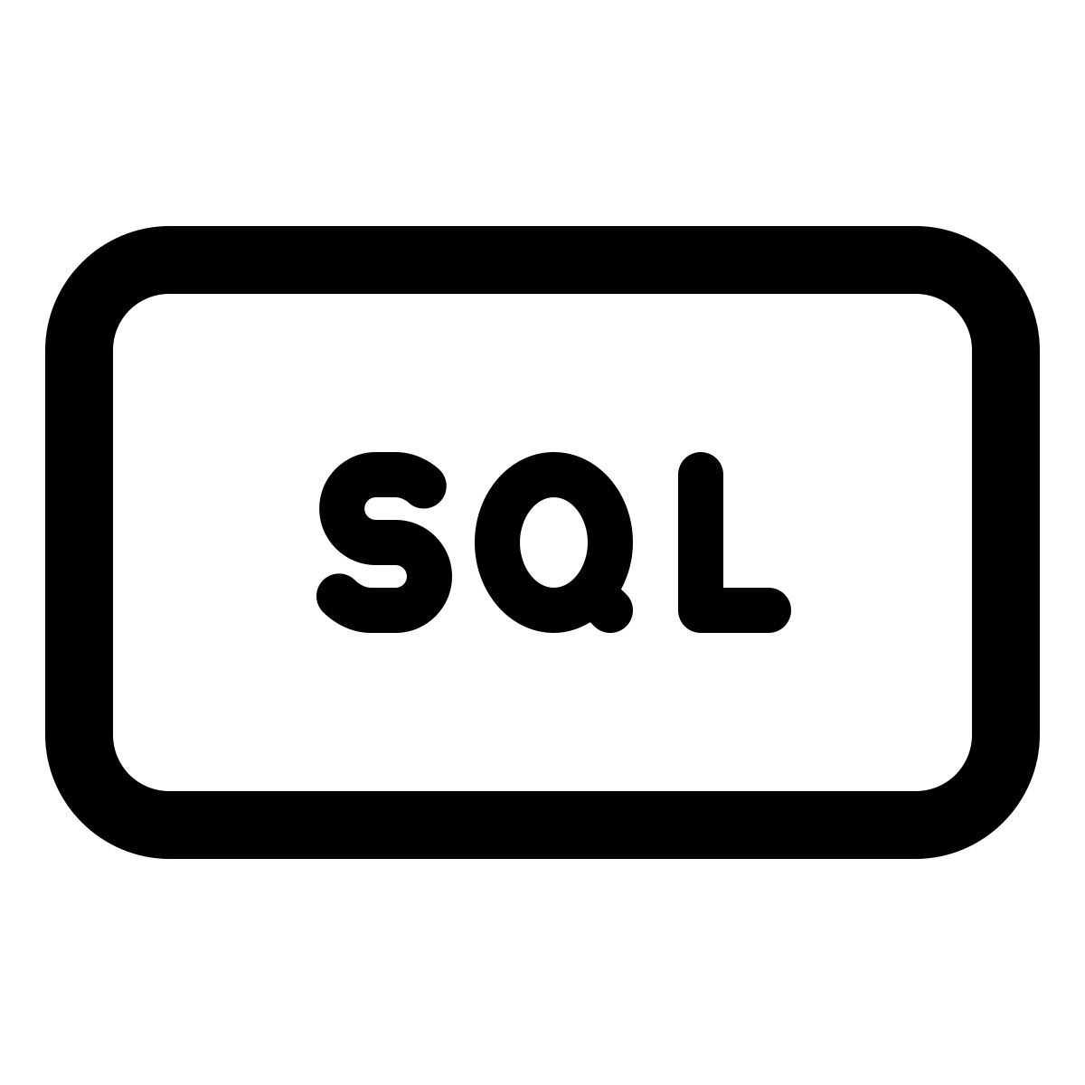 windows 11 outline style sql icon