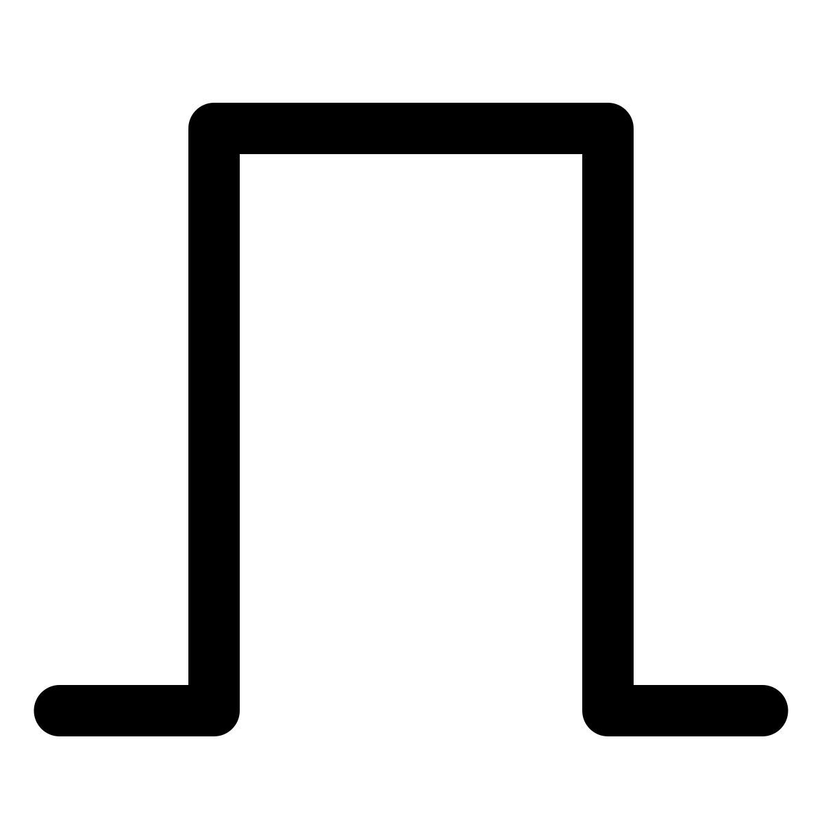 windows 11 outline style квадратная волна icon