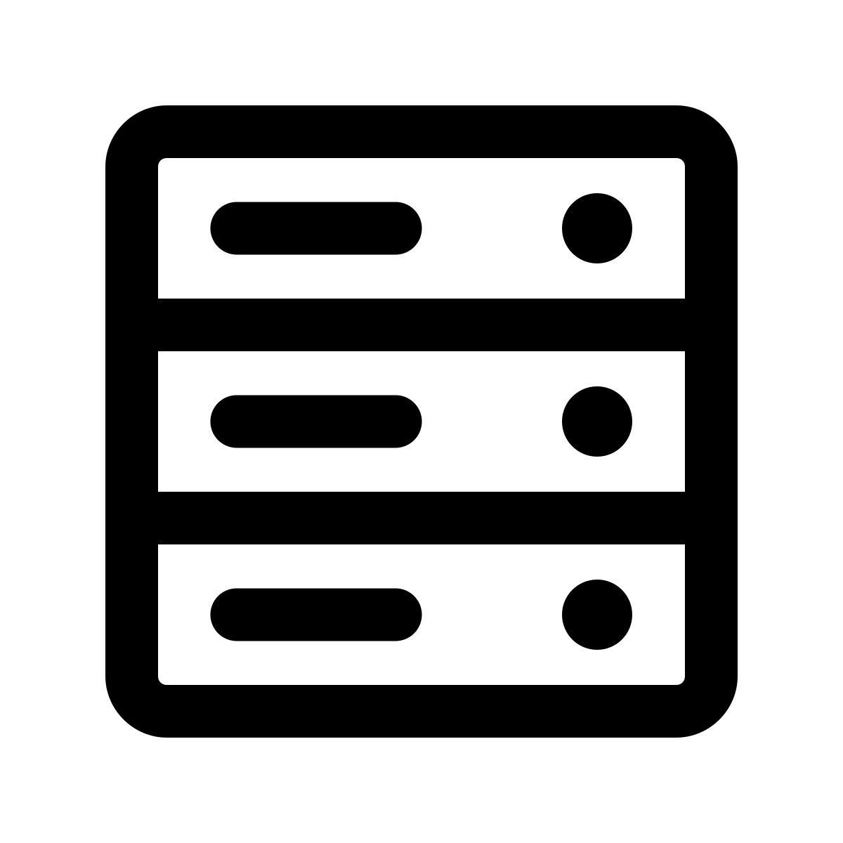 windows 11 outline style стек icon