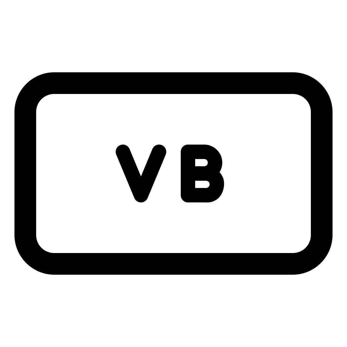 windows 11 outline style vb icon