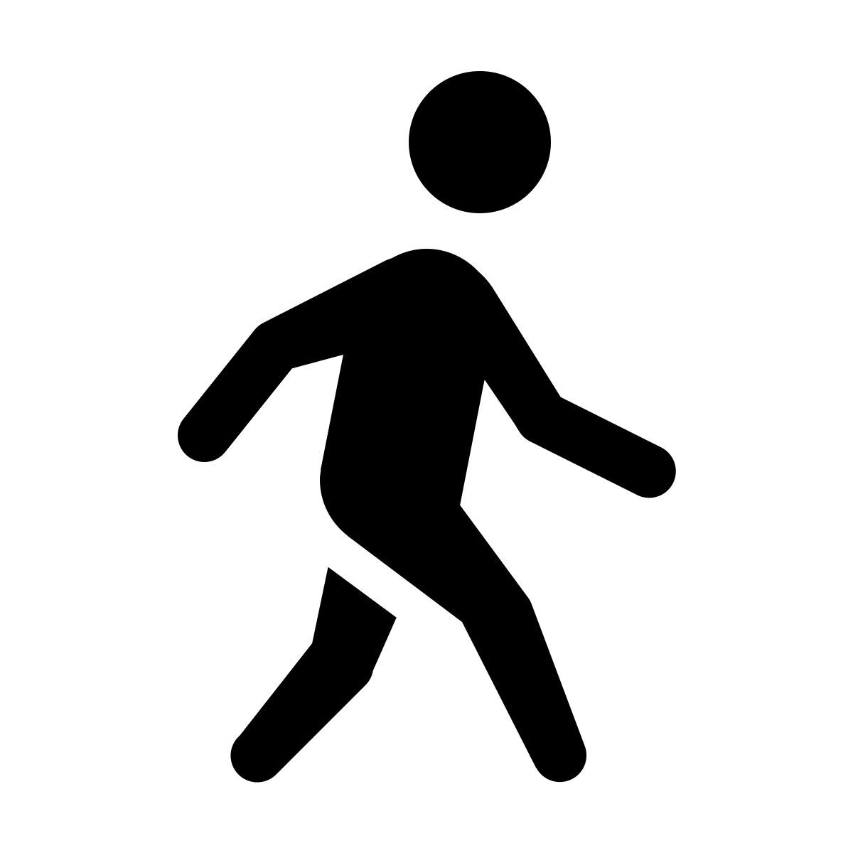 windows 11 outline style ходьба icon
