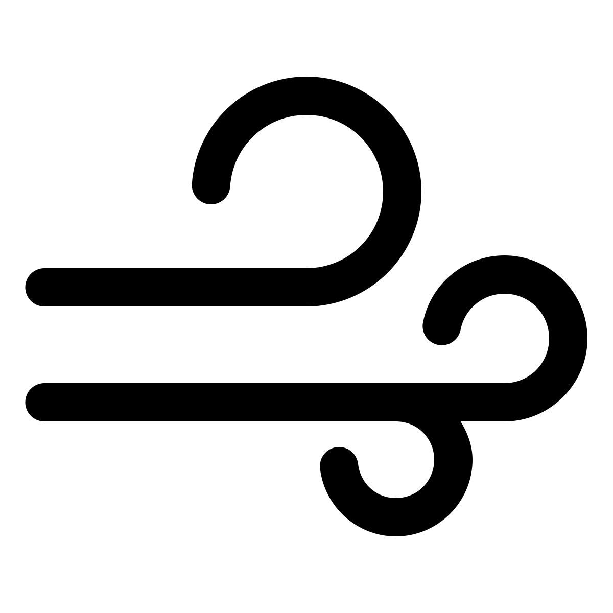 windows 11 outline style ветер icon