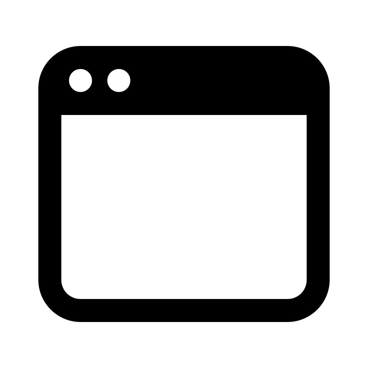 windows 11 outline style окно icon