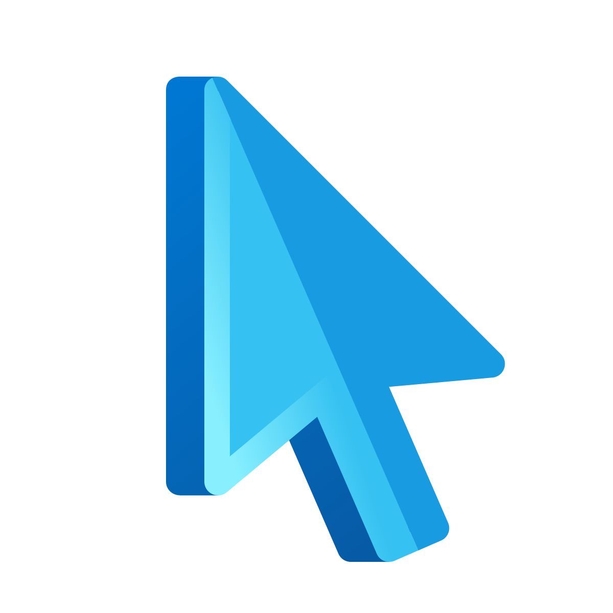 windows 11 color style 3d указатель icon