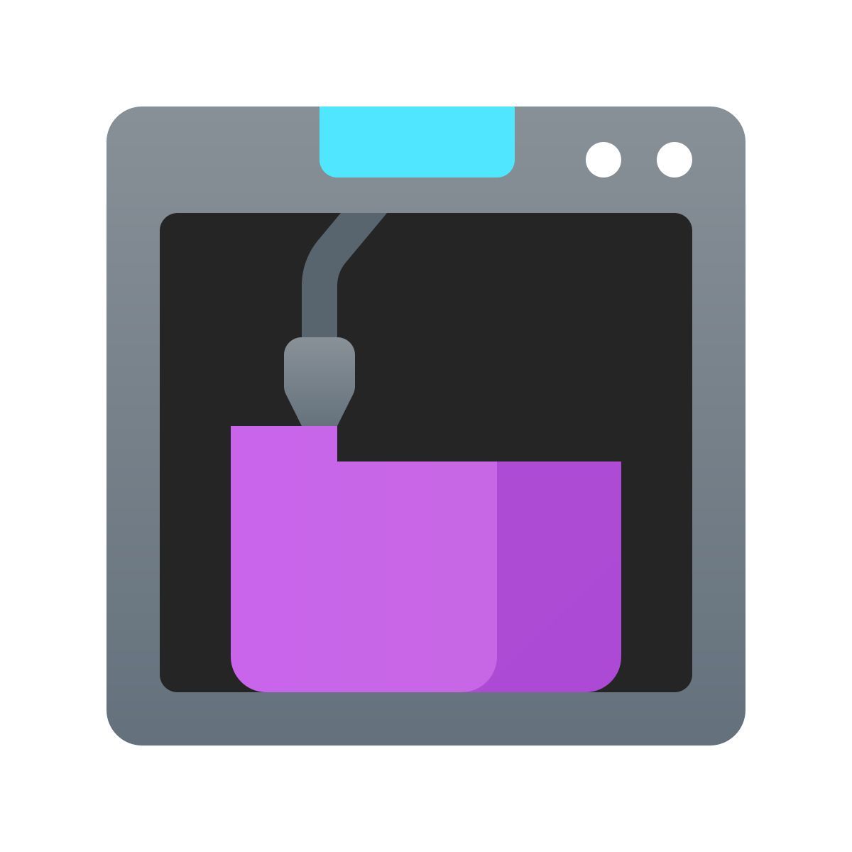 windows 11 color style 3d принтер icon