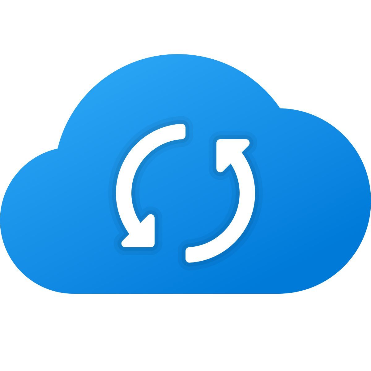 windows 11 color style облако синхронизации icon