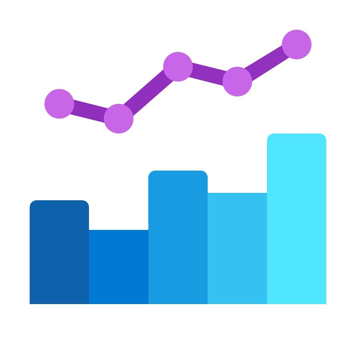 windows 11 color style комбинированный график icon
