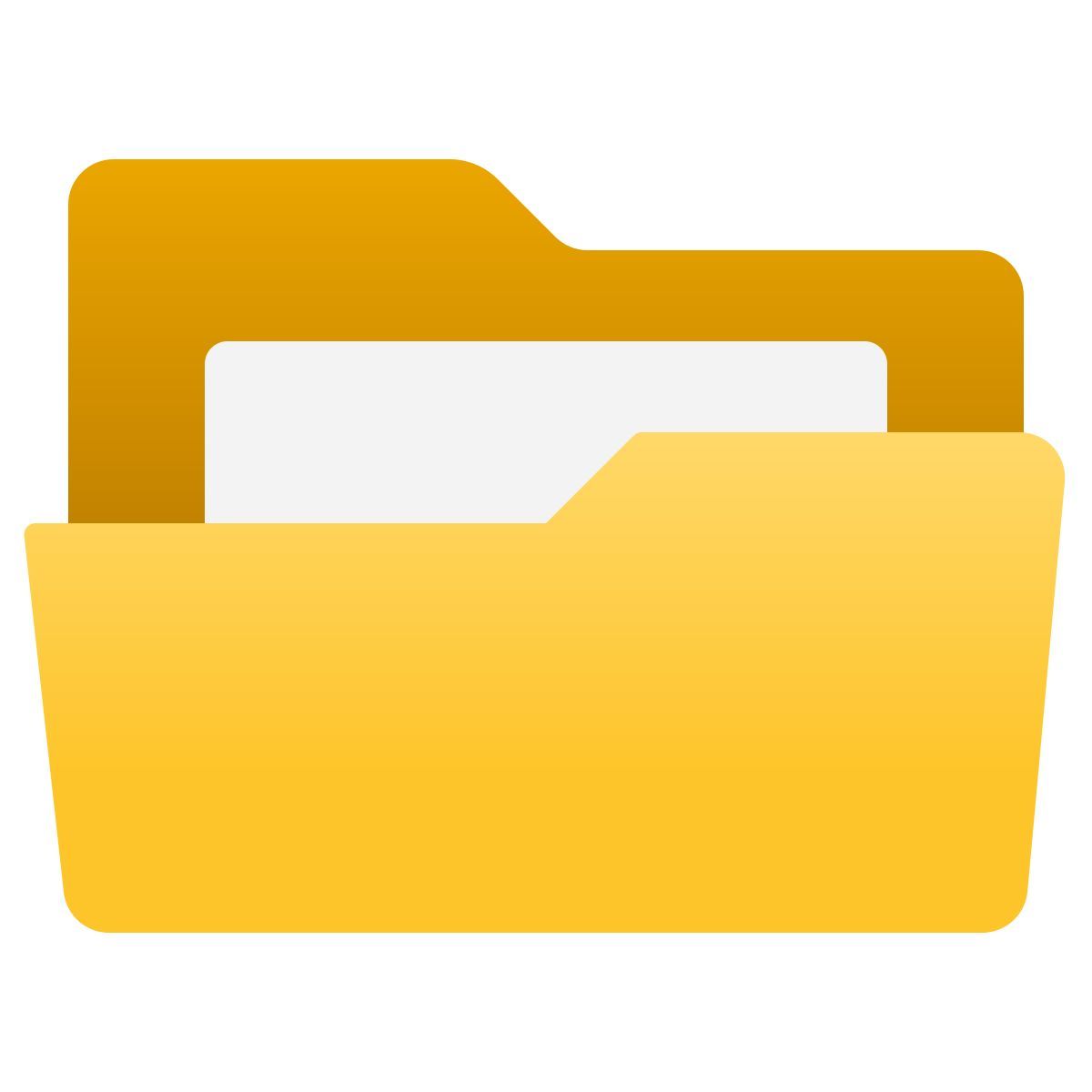 windows 11 color style документ в папке icon