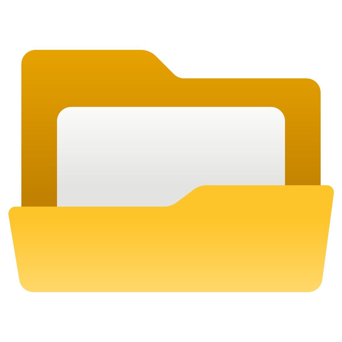 windows 11 color style документ в папке icon