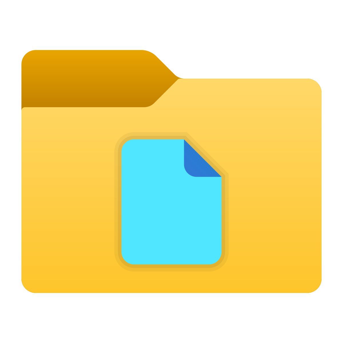 windows 11 color style папка документов icon