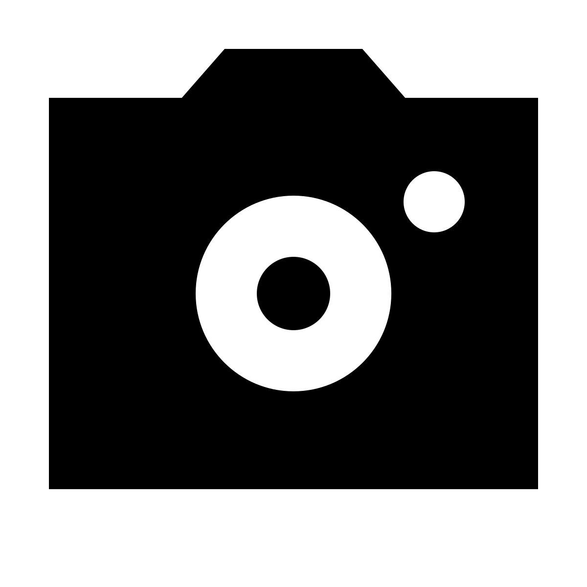 forma bold filled sharp style камера icon