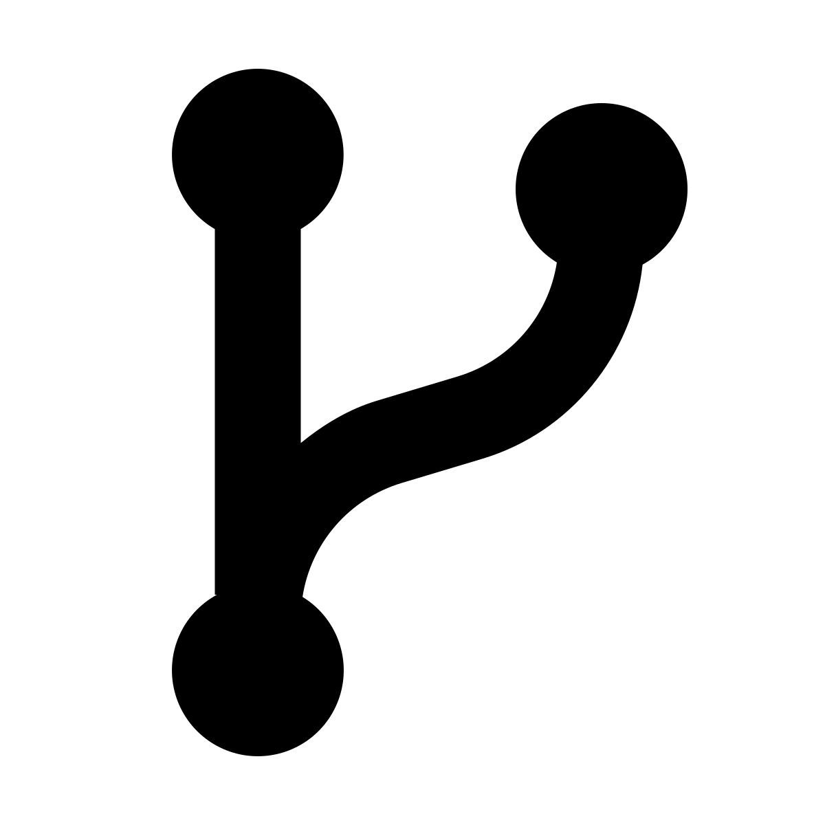 forma bold filled sharp style форк icon