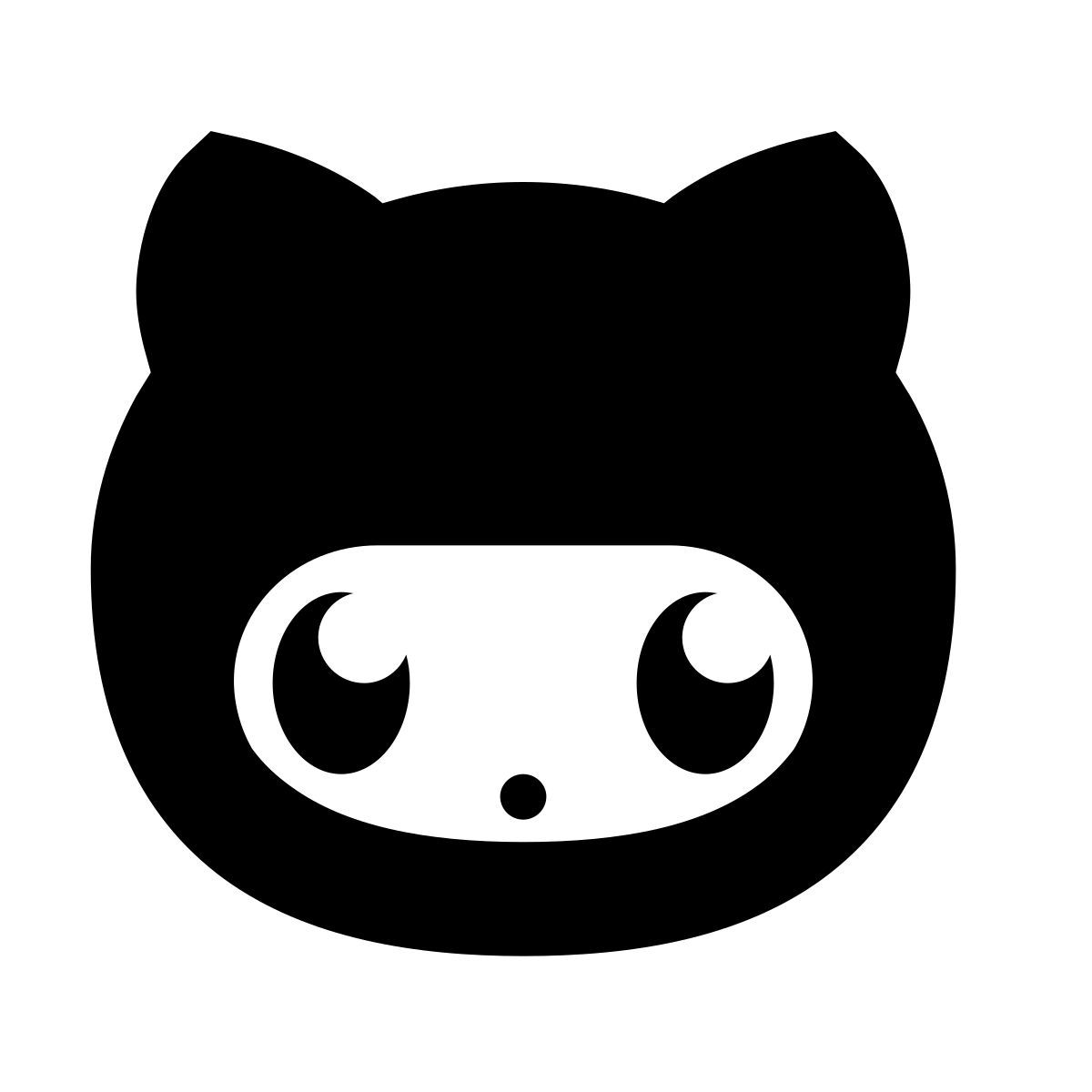 forma bold filled sharp style github octocat icon