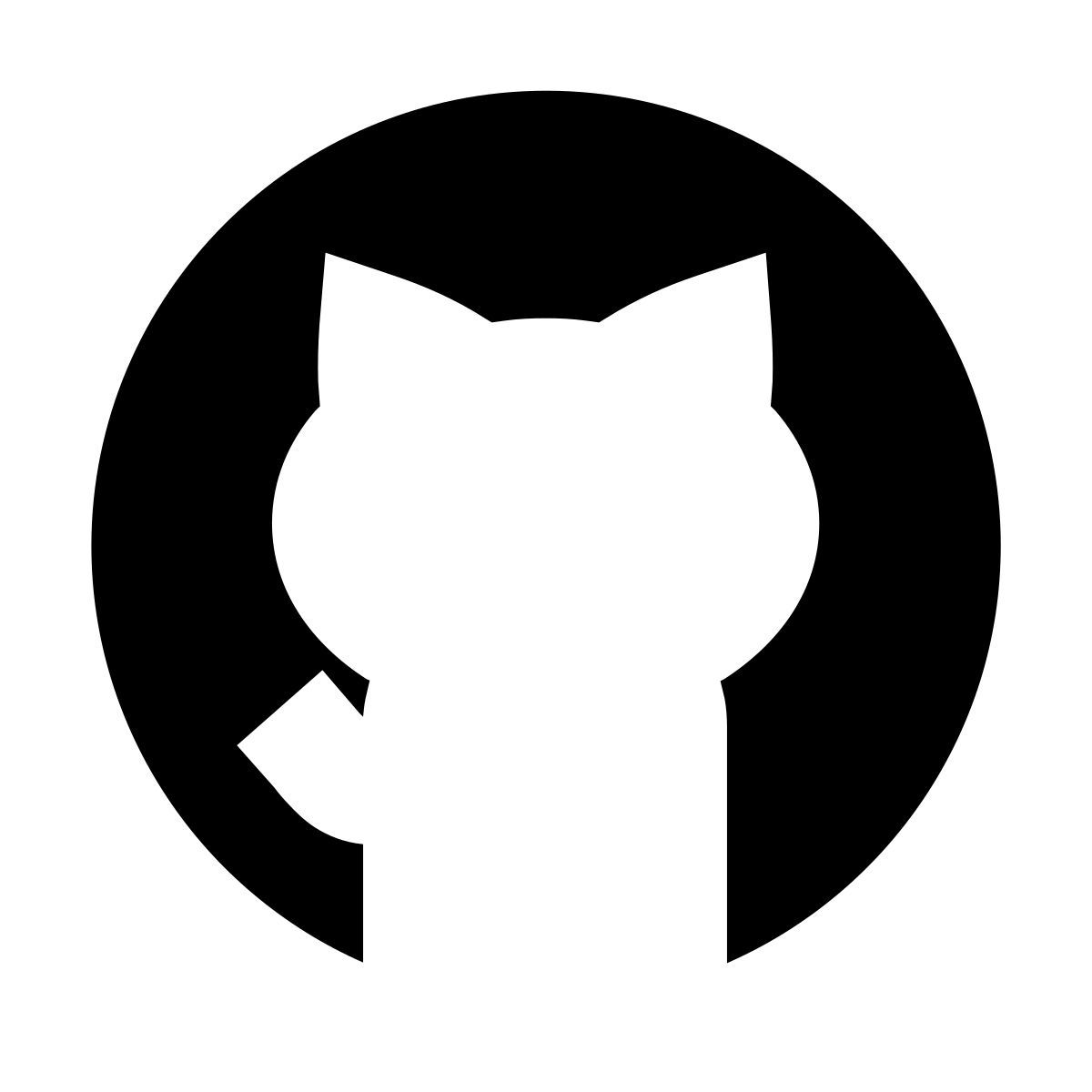 forma bold filled sharp style github icon