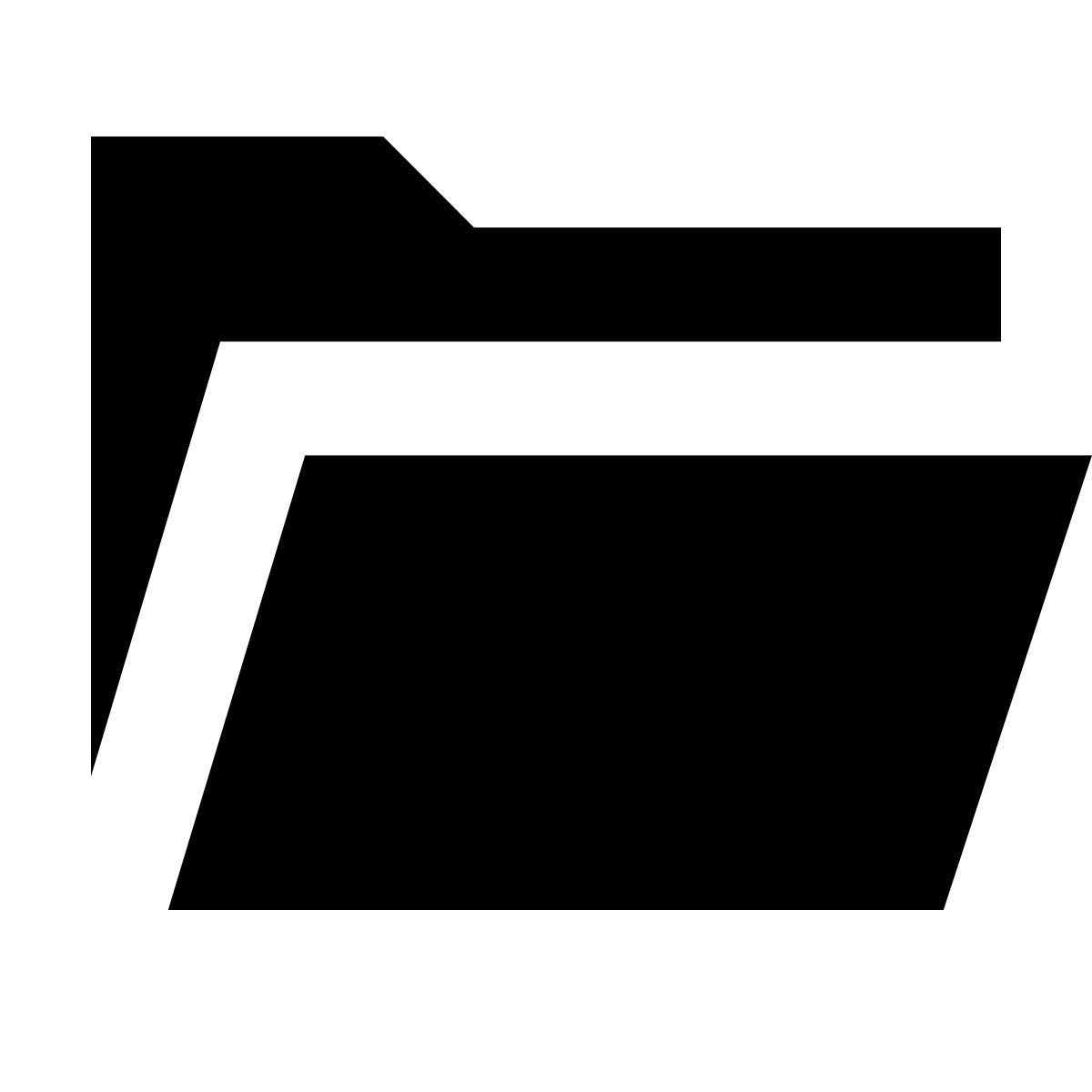 forma bold filled sharp style открыть папку icon