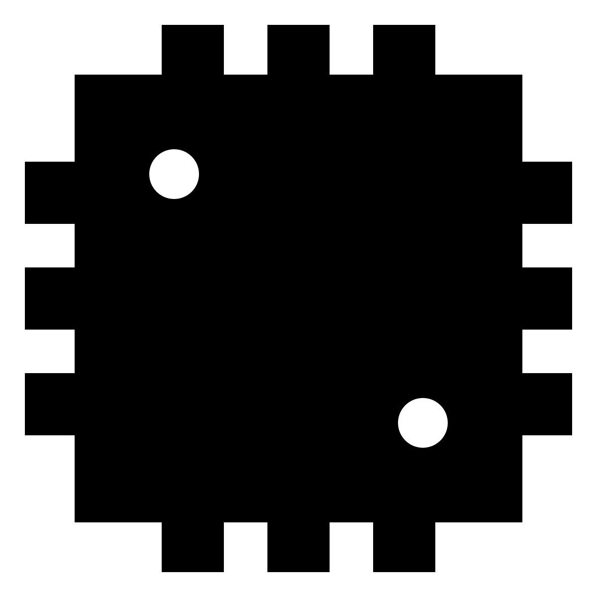 forma bold filled sharp style процессор icon