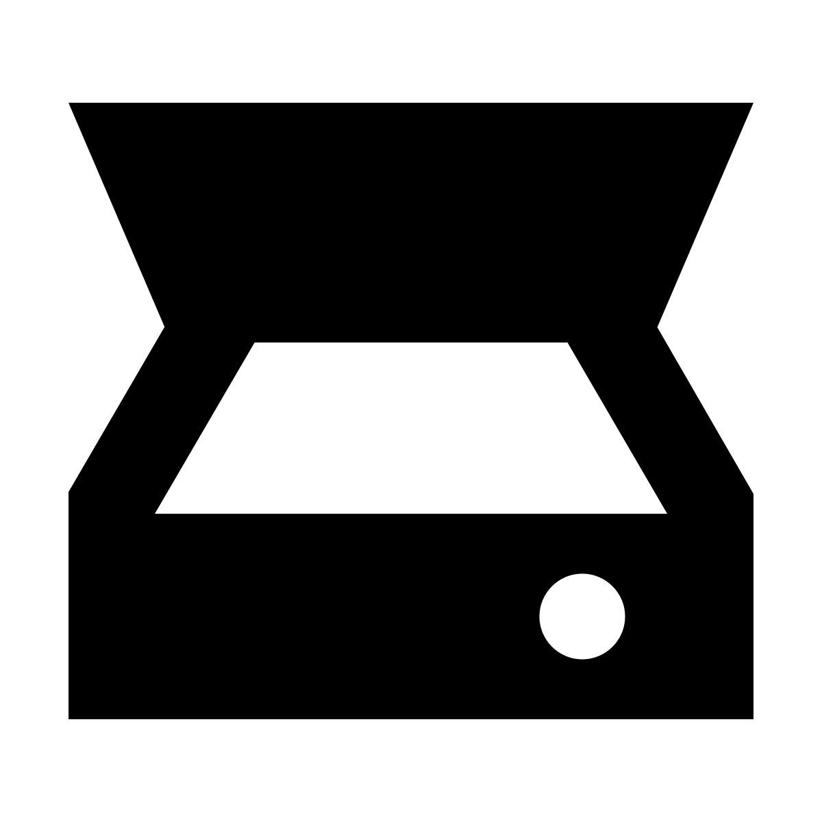 forma bold filled sharp style сканер icon