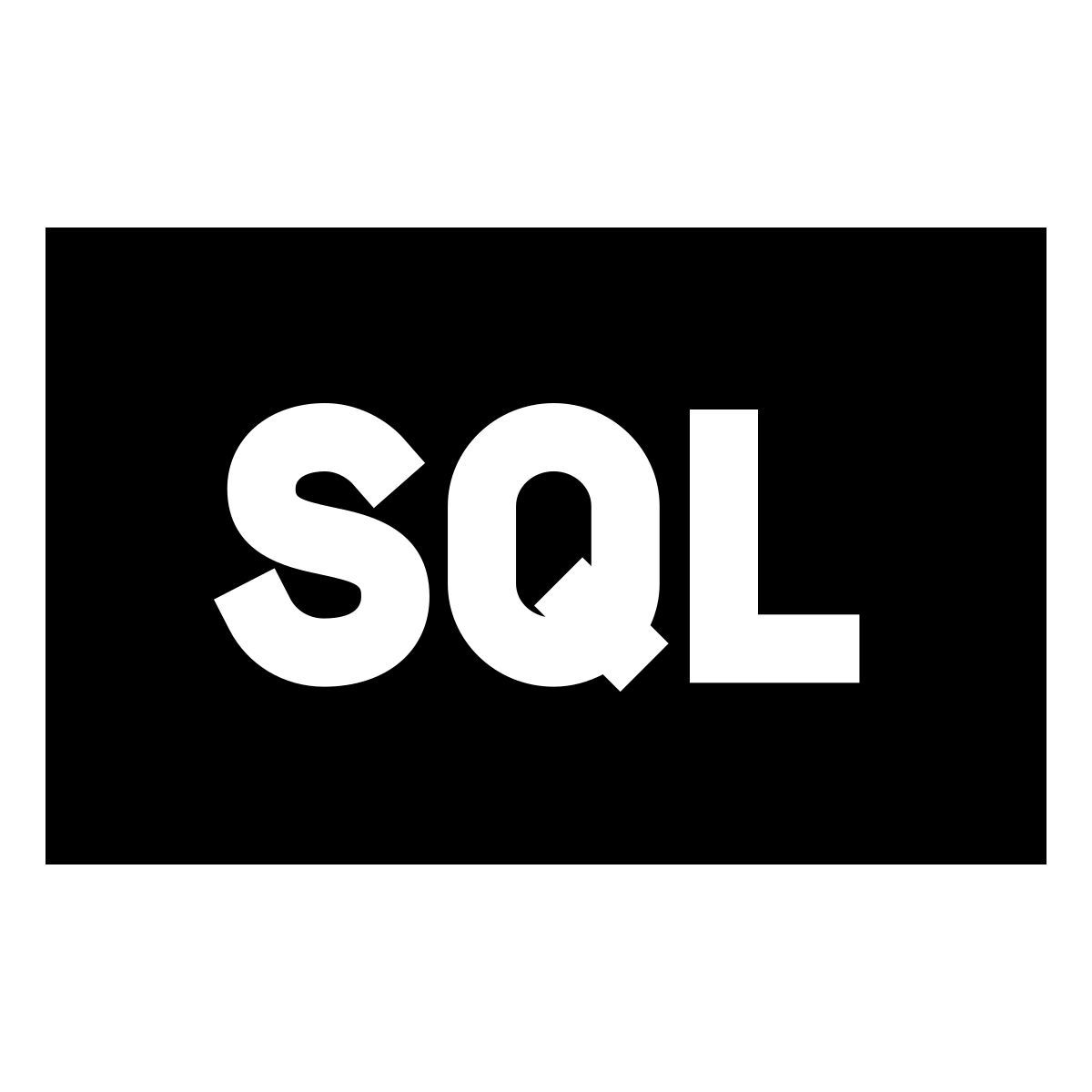 forma bold filled sharp style sql icon
