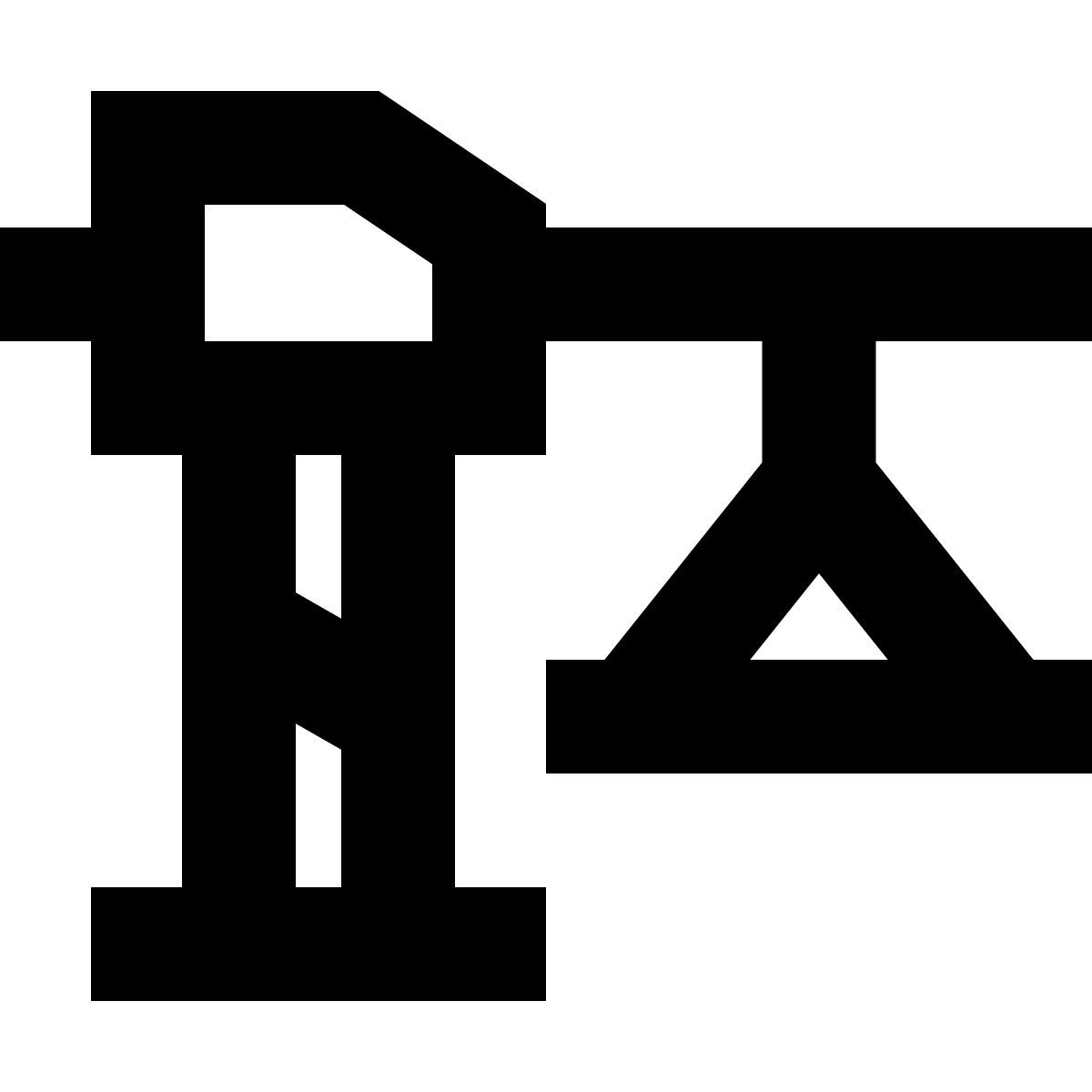 forma bold sharp style строительство icon