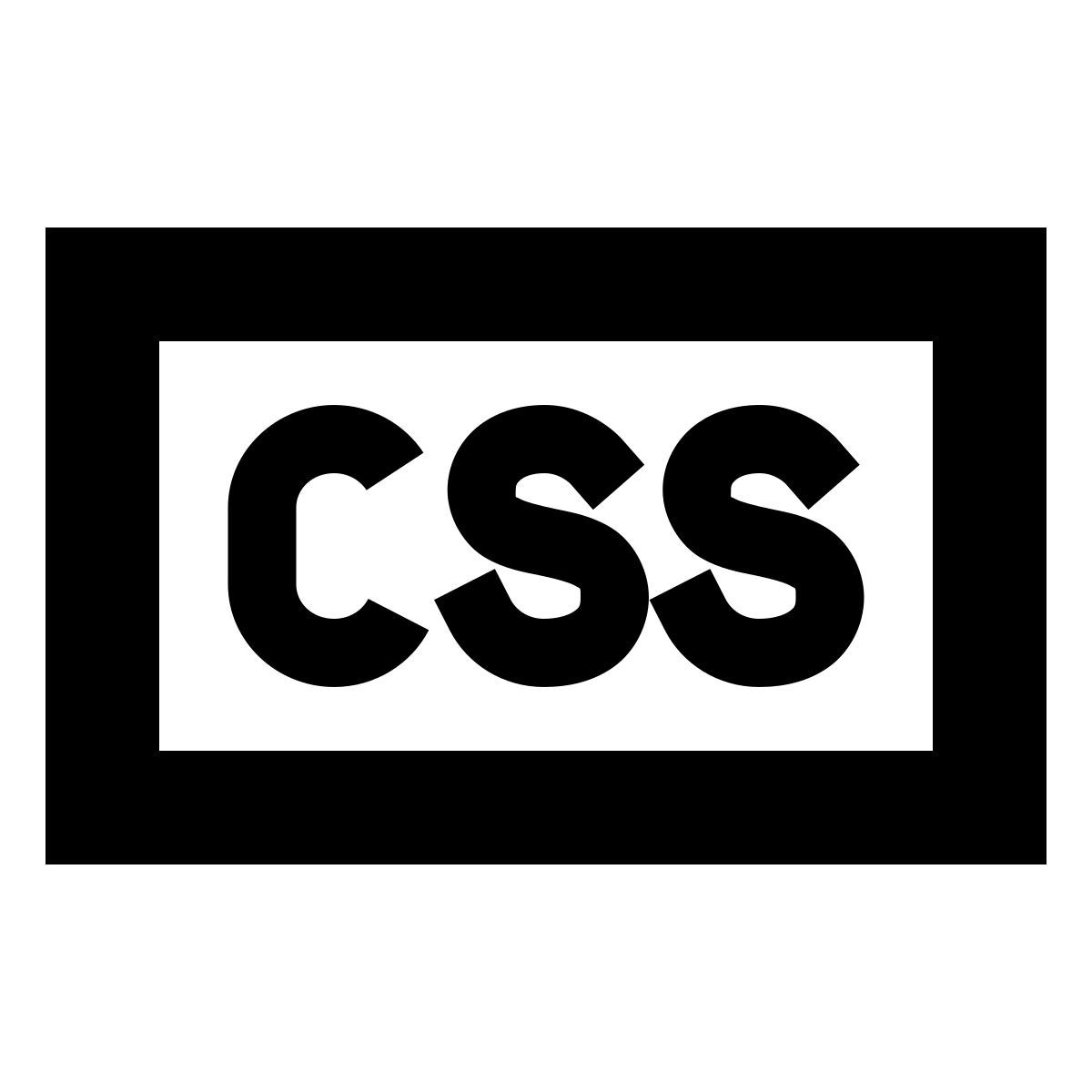 forma bold sharp style css icon