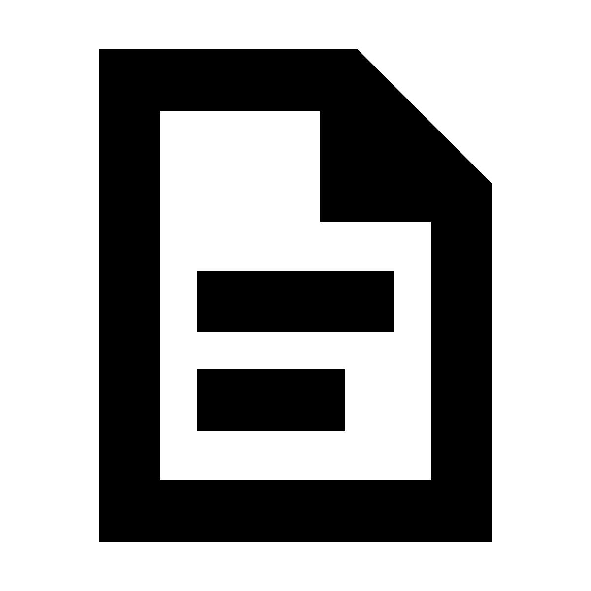 иконка лист forma bold sharp стиль