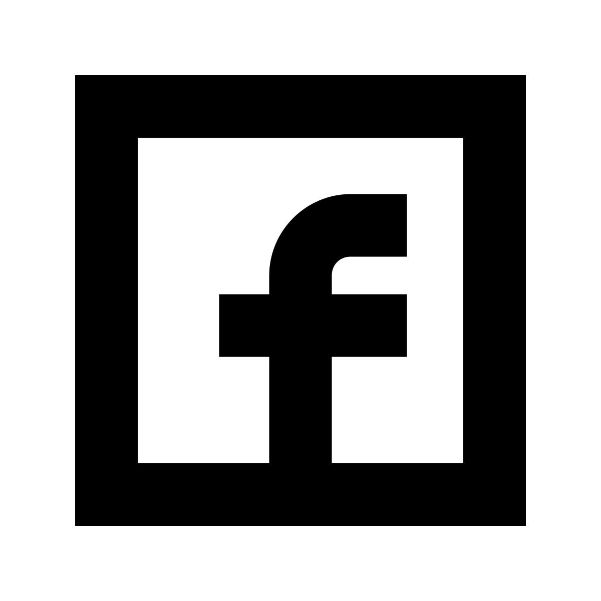 forma bold sharp style facebook icon