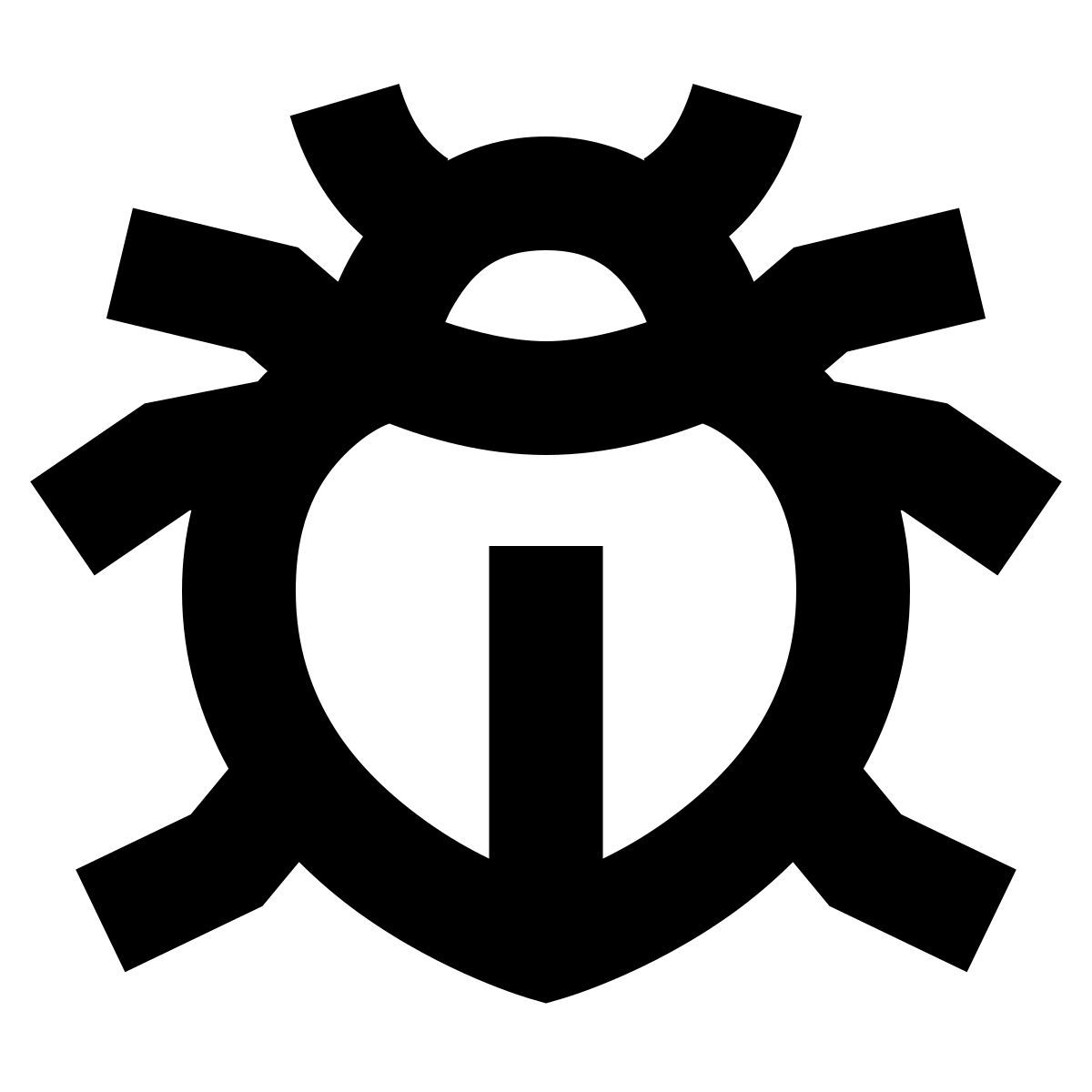 forma bold sharp style насекомое icon