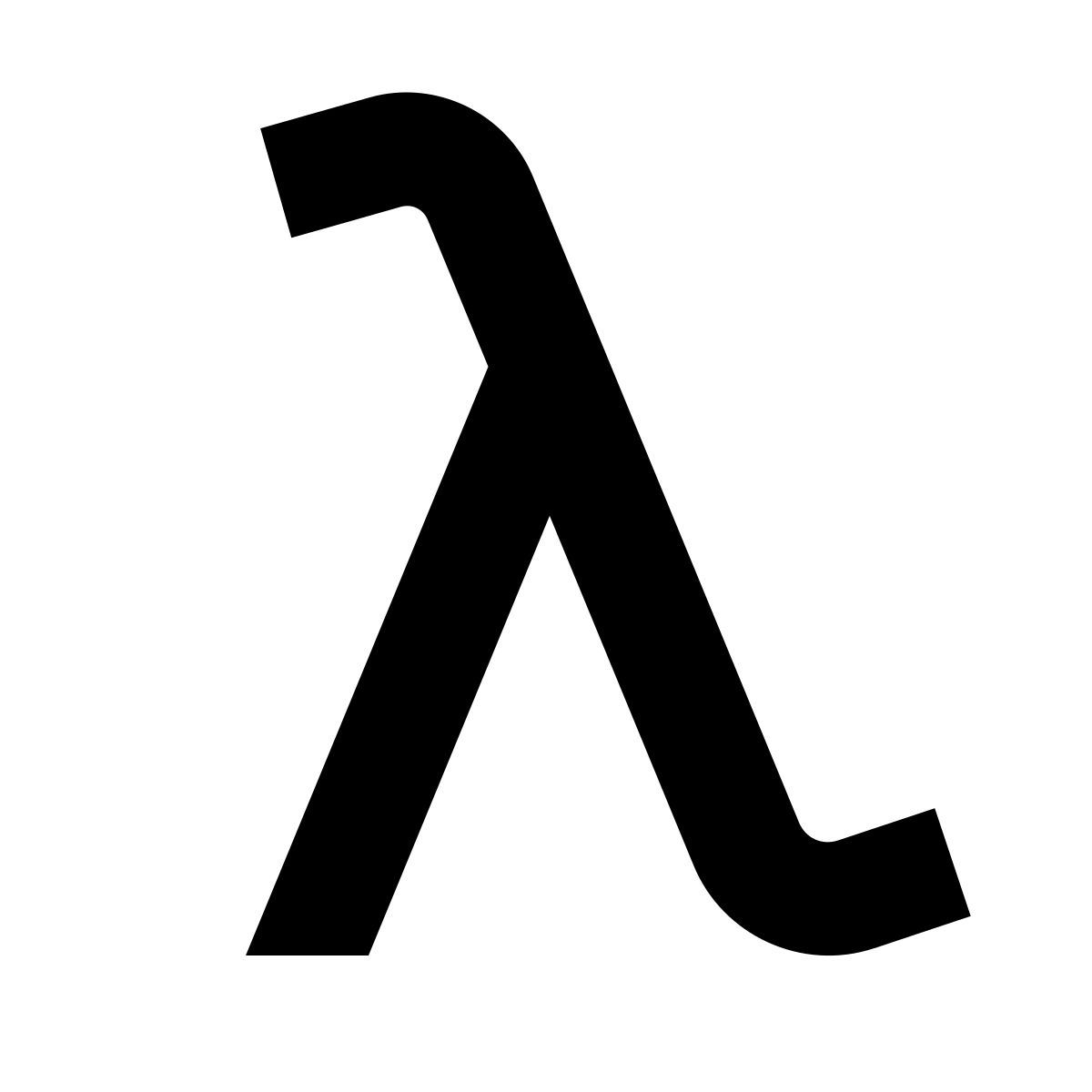 forma bold sharp style лямбда icon