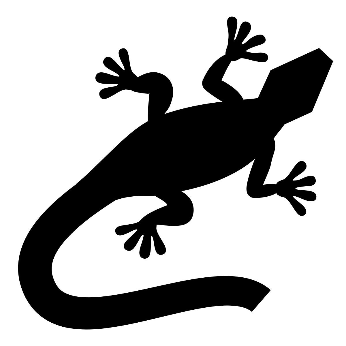 forma bold sharp style ящерица icon