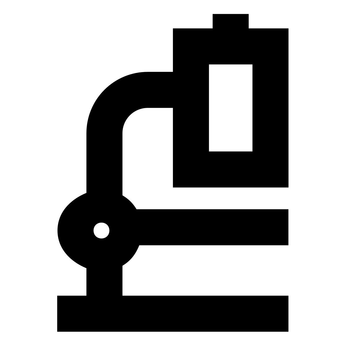 forma bold sharp style микроскоп icon
