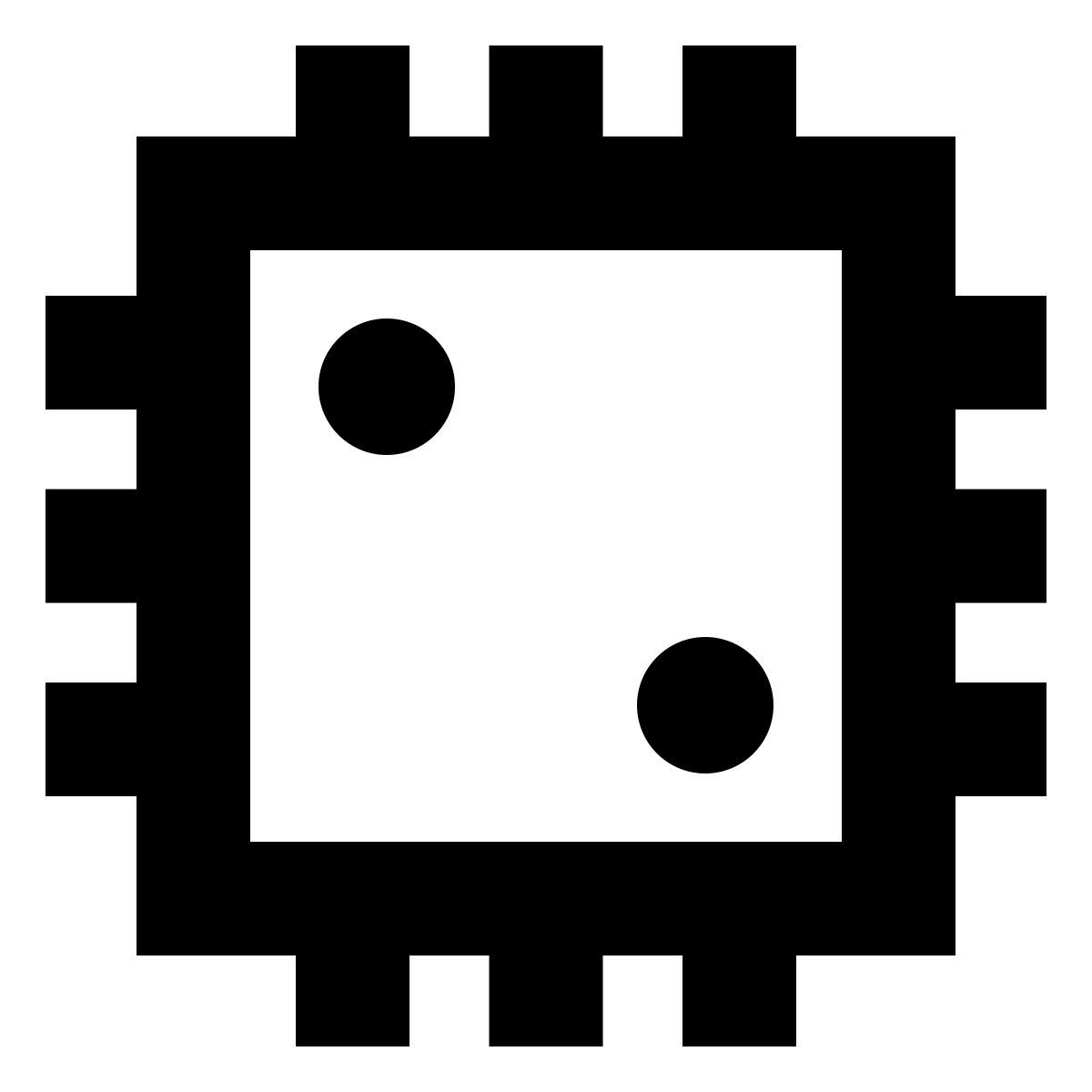 иконка processor forma bold sharp стиль