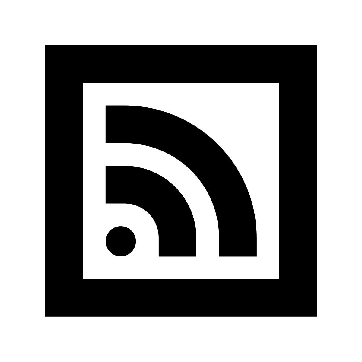 forma bold sharp style rss icon
