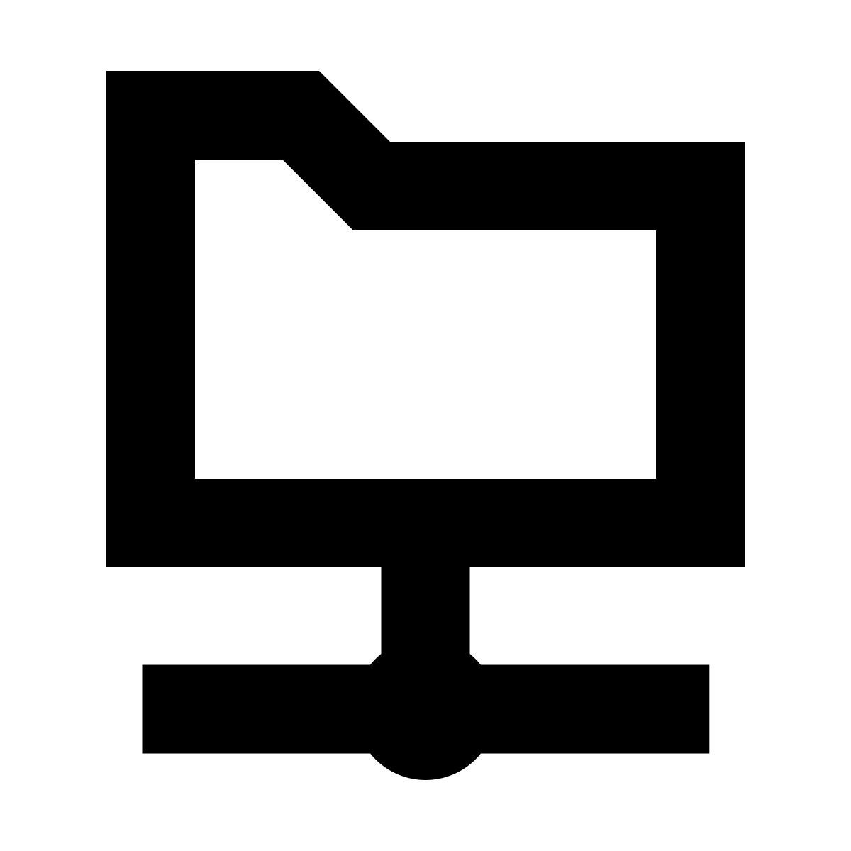 иконка общая папка forma bold sharp стиль