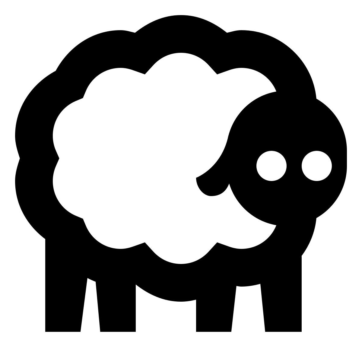 forma bold sharp style овца icon