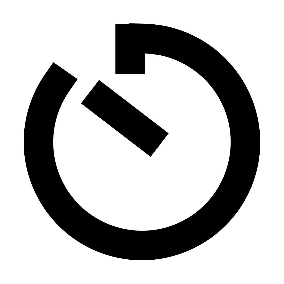 forma bold sharp style таймер icon