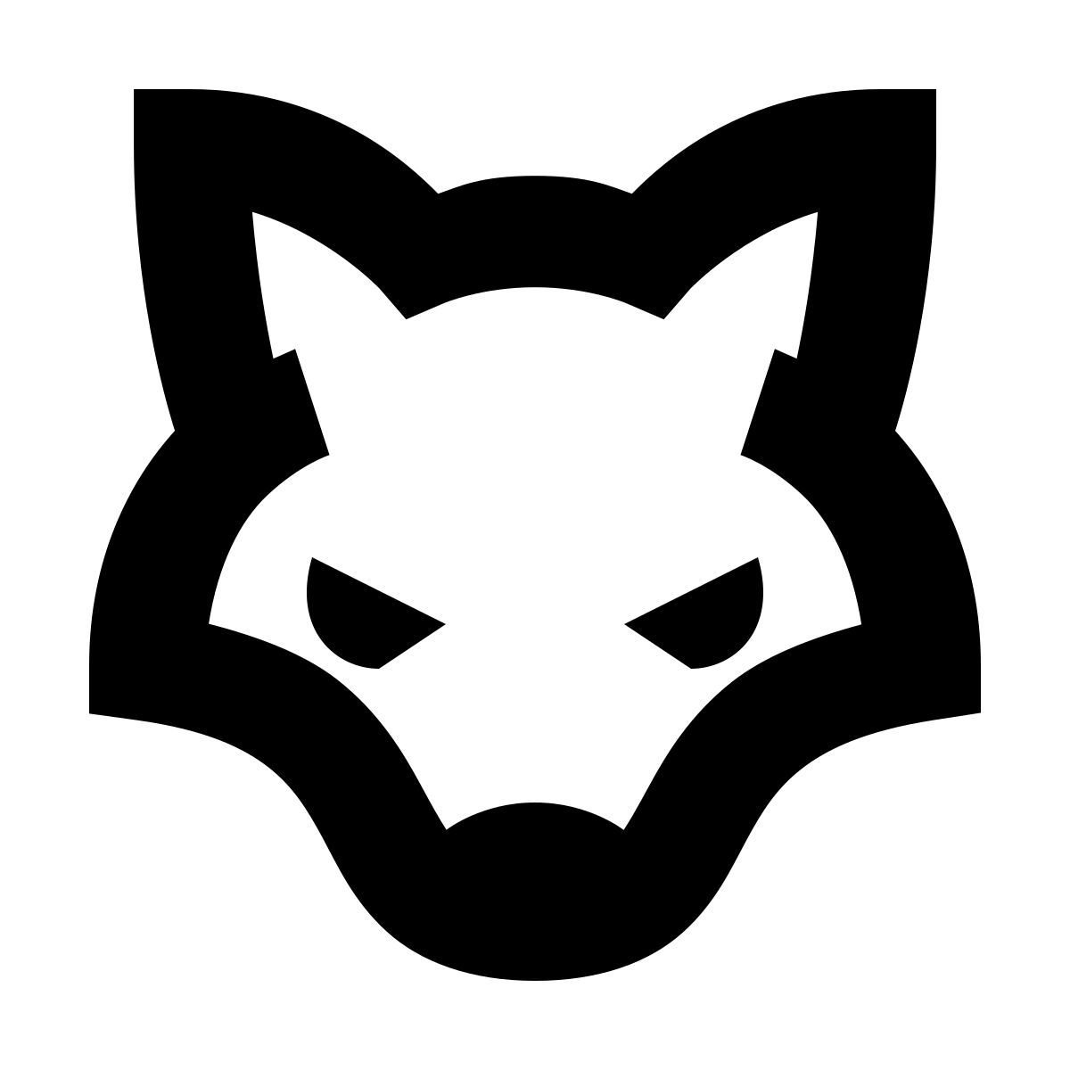 forma bold sharp style волк icon