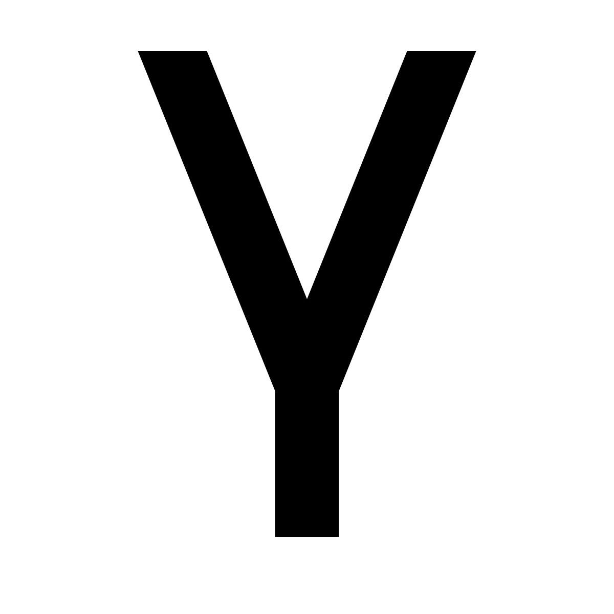 forma bold sharp style y icon