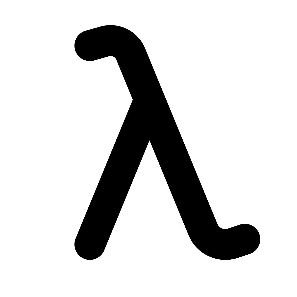 forma bold style лямбда icon